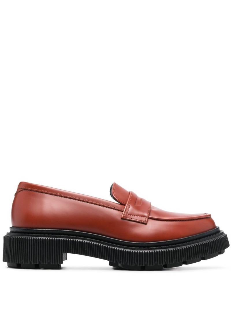 Adieu Paris Type 159 leather loafers - Brown von Adieu Paris