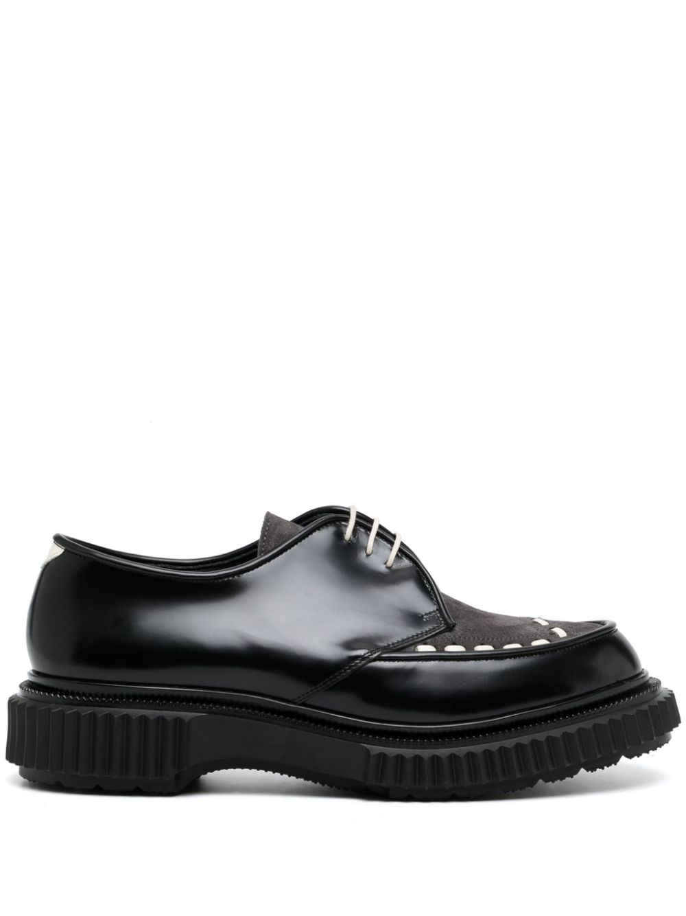 Adieu Paris x Undercover Type 195 two-tone derby shoes - Black von Adieu Paris