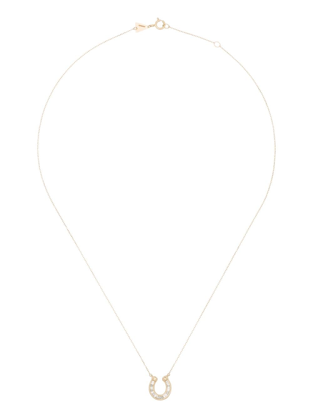 Adina Reyter 14K Yellow Gold diamond horseshoe necklace von Adina Reyter