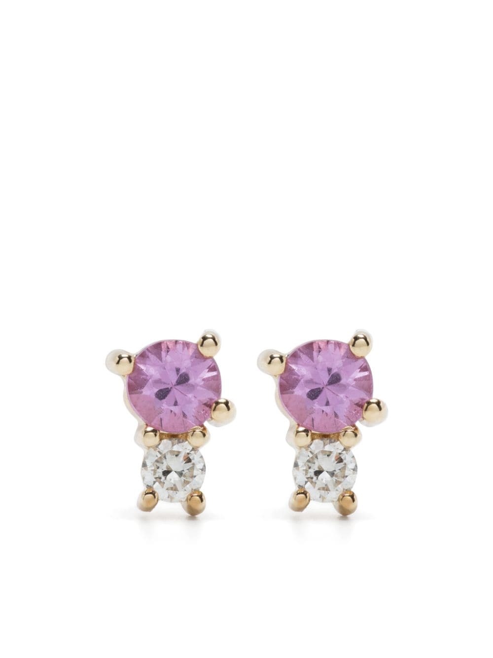 Adina Reyter 14kt yellow Amigos diamond and sapphire earrings - Gold von Adina Reyter