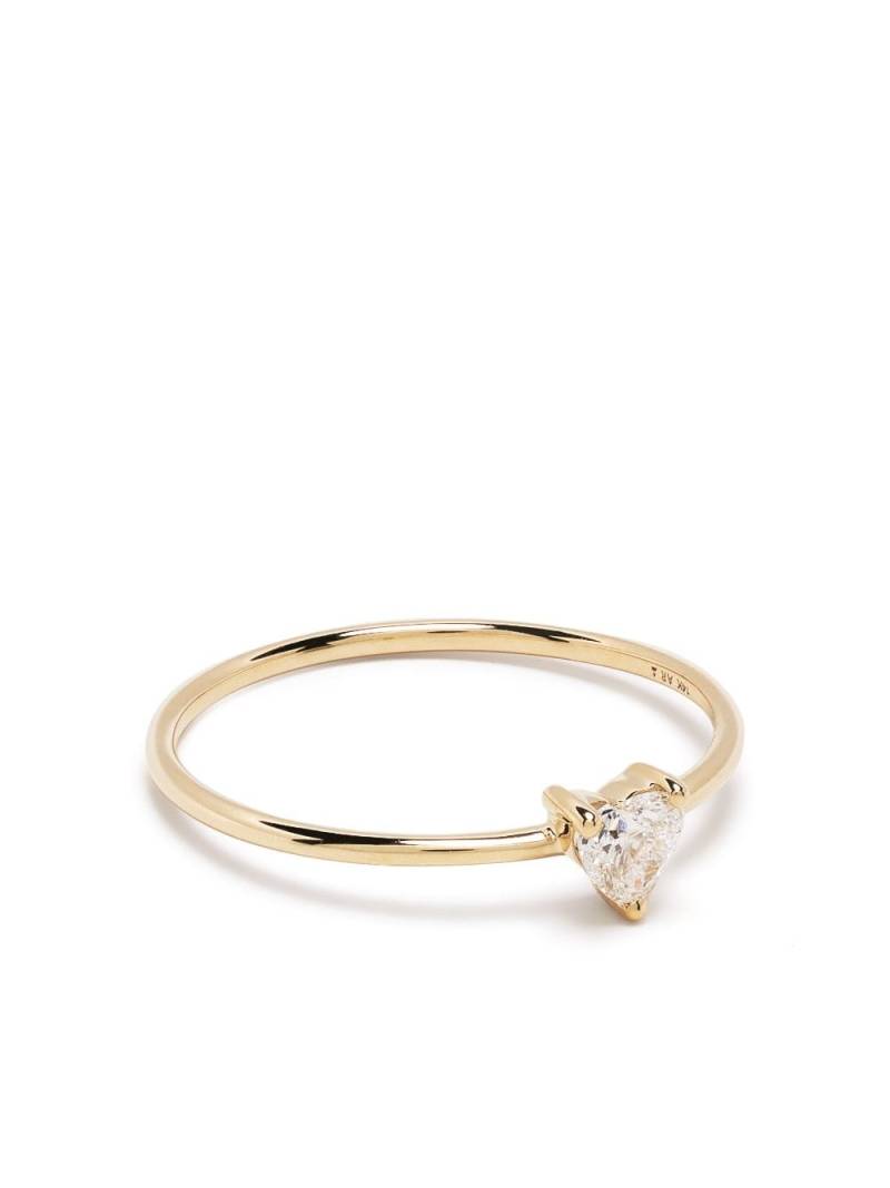 Adina Reyter 14kt yellow gold Love Grown Heart diamond ring von Adina Reyter