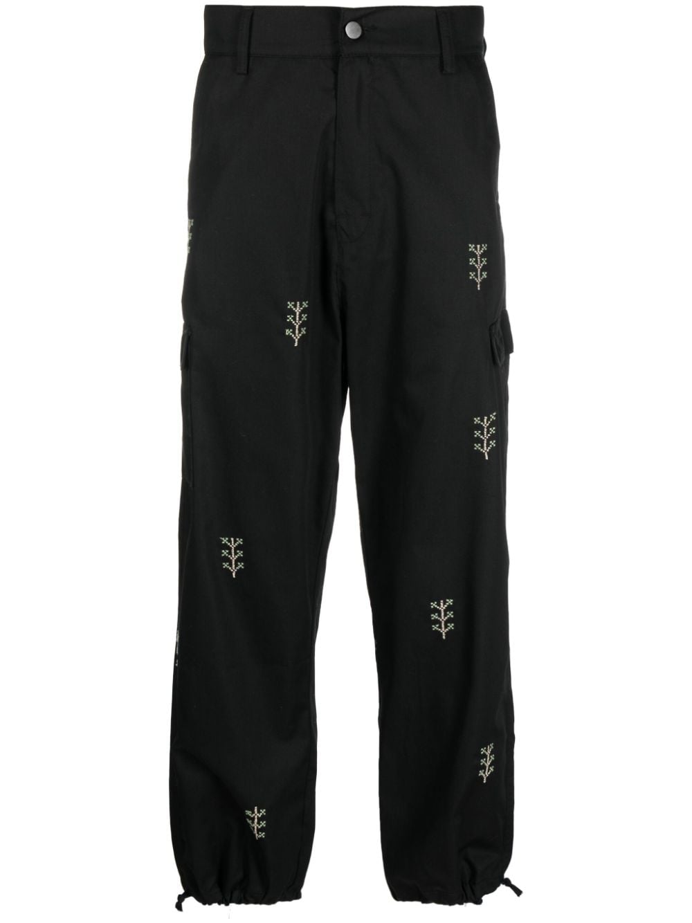 Adish Shajar cotton cargo pants - Black von Adish