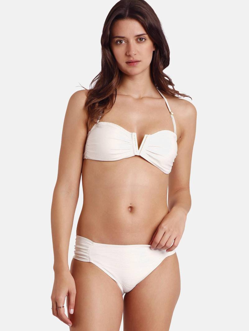 2-teiliges Set Bandeau-bikini Waves Unisex Weiss 38 von Admas