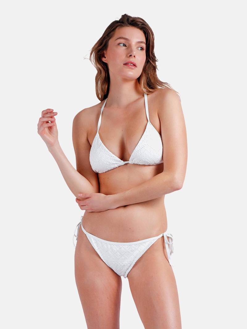 2-teiliges Set Triangel-bikini Vorgeformt Costa Bella Unisex Weiss 40 von Admas