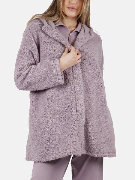 Hausjacke Comfort Home Damen Violett Bedruckt L von Admas