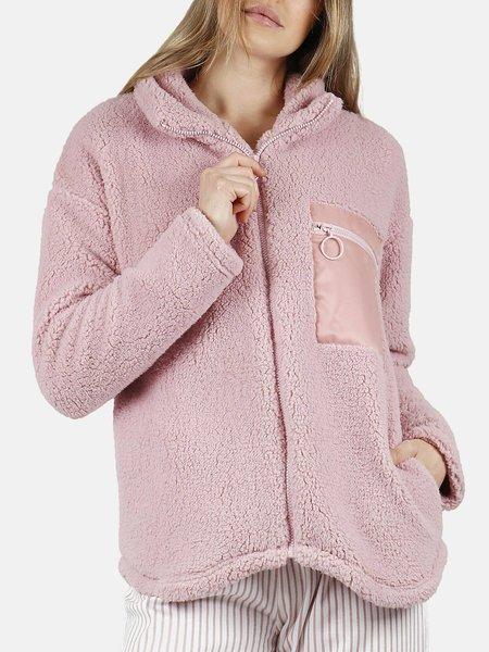 Hausjacke Soft Home Damen Altrosa M von Admas