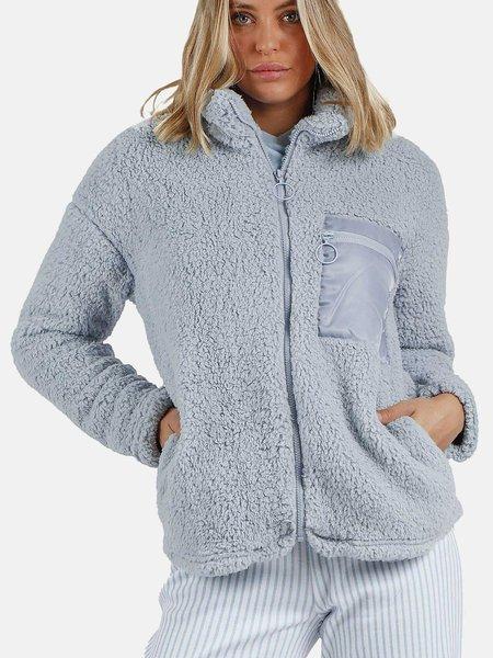 Hausjacke Soft Home Damen Blau S von Admas