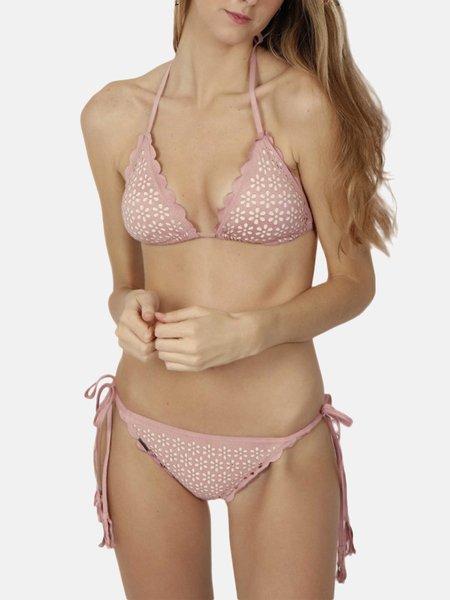 2-teiliges Triangel-bikini-set Vorgeformt Sand Desert Damen Altrosa 44 von Admas