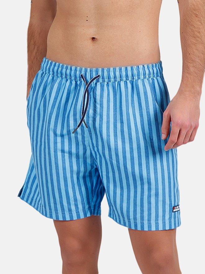 Badeshorts Stripes Antonio Miro Herren Blau S von Admas