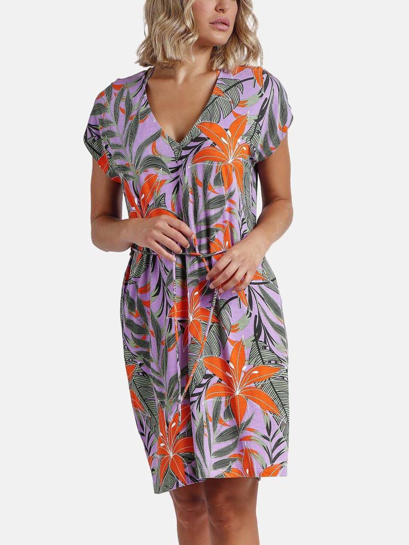 Sommerkleid Jungle Mauve Unisex Violett Bedruckt M von Admas