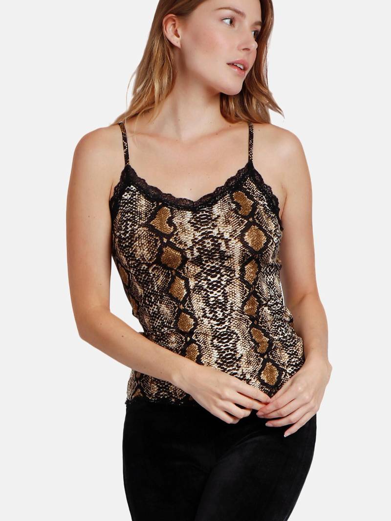 Tanktop Serpiente Damen Schwarz Bedruckt L von Admas