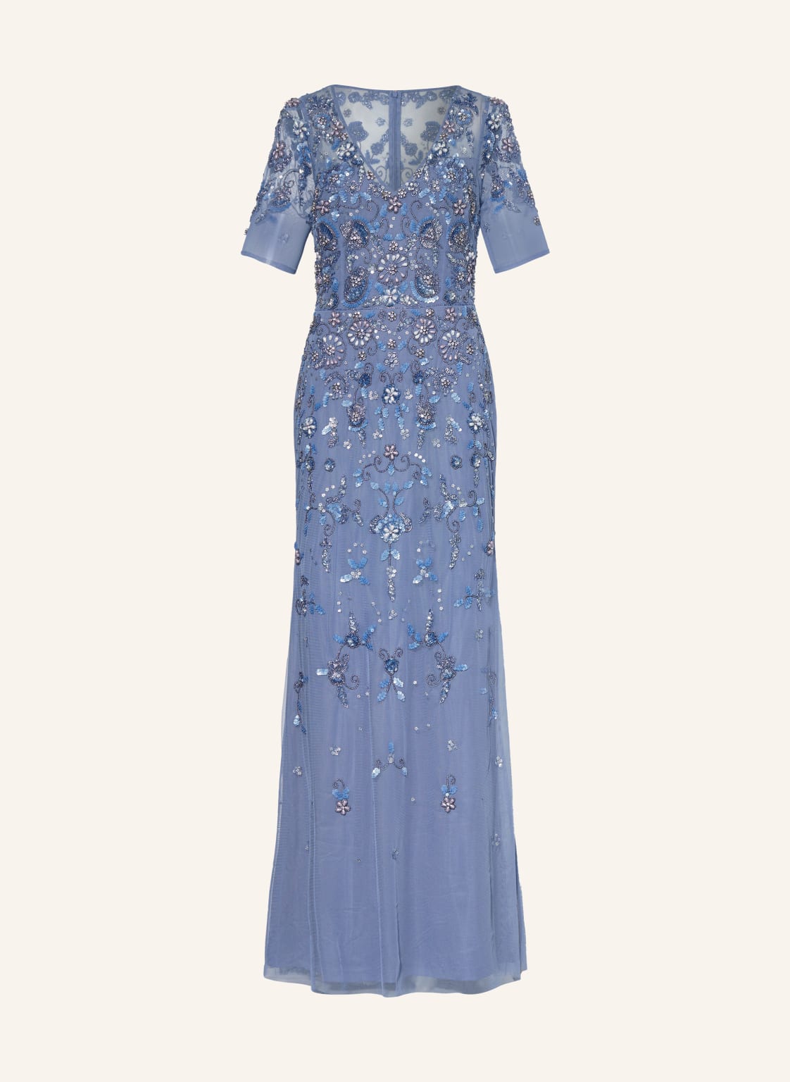 Adrianna Papell Abendkleid Mit Pailletten blau von Adrianna Papell