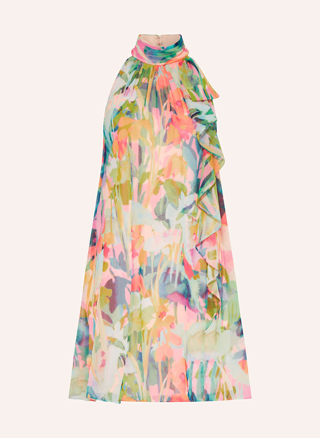 Adrianna Papell Kleid Mit Volants pink von Adrianna Papell
