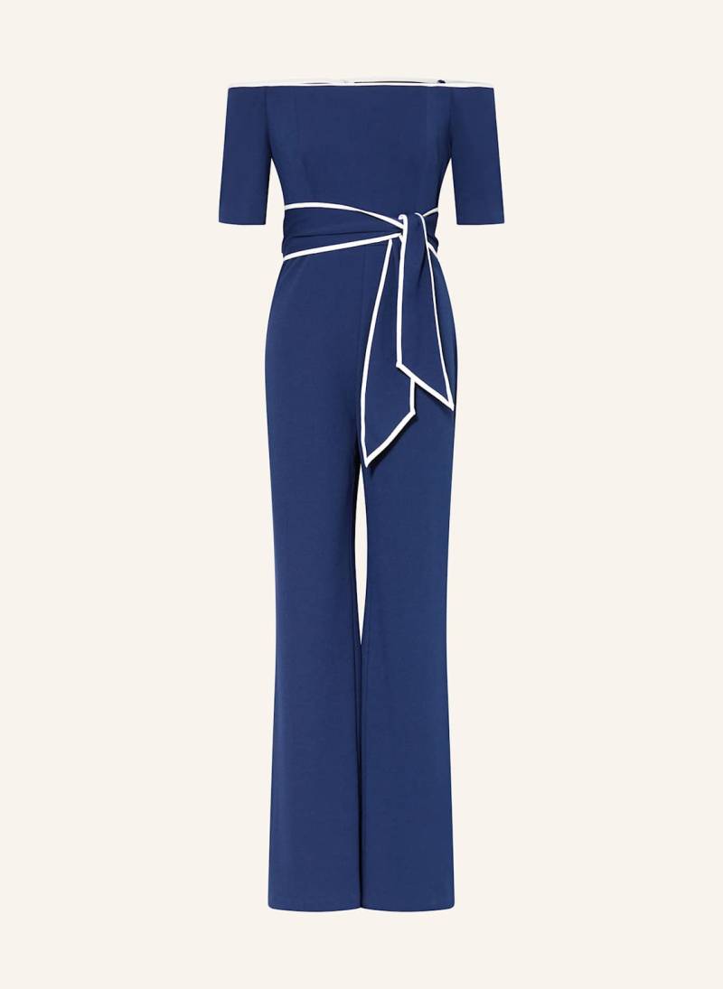 Adrianna Papell Off-Shoulder-Jumpsuit blau von Adrianna Papell