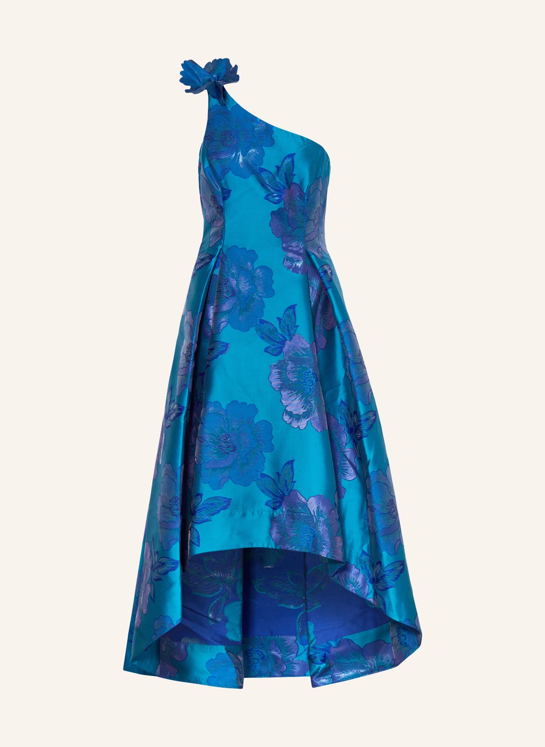 Adrianna Papell One-Shoulder-Kleid Aus Jacquard blau von Adrianna Papell