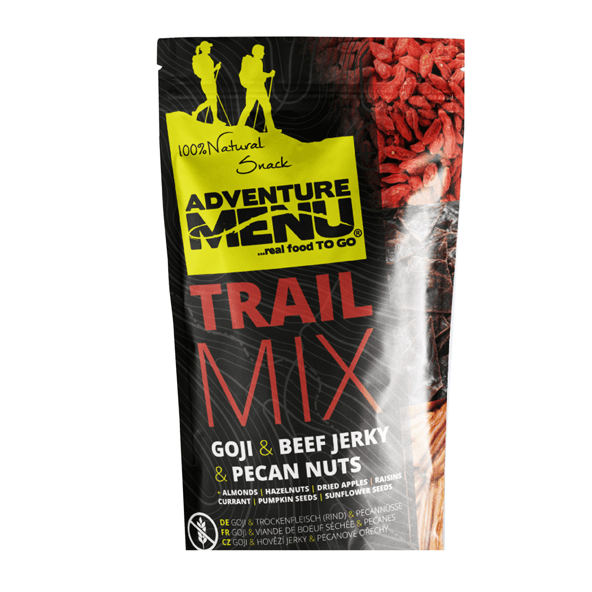 Adventure Menu Trailmix - Goji - Beef Jerky - Pecannüsse von Adventure Menu