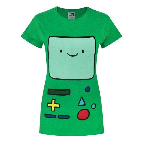 Adventure Time - BMO TShirt, für Damen, Grün, Größe XXL