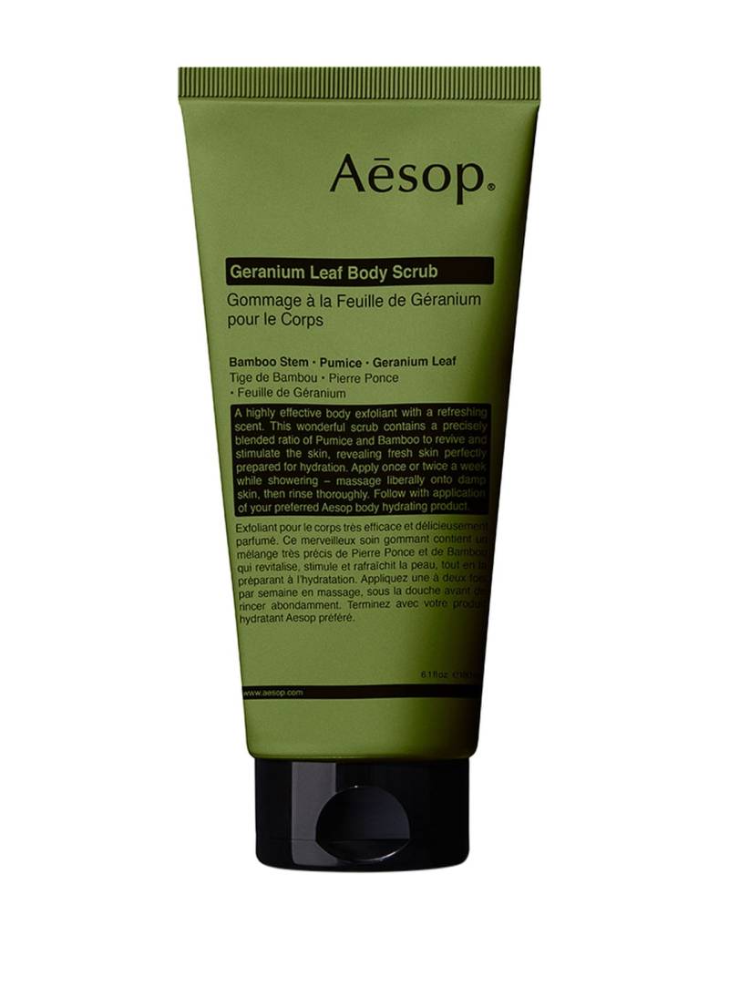 Aesop Geranium Leaf Body Scrub Körperpeeling 180 ml von Aesop