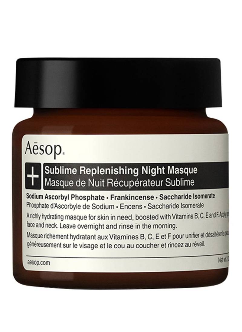 Aesop Sublime Replenishing Night Masque Gesichtsmaske 60 ml von Aesop