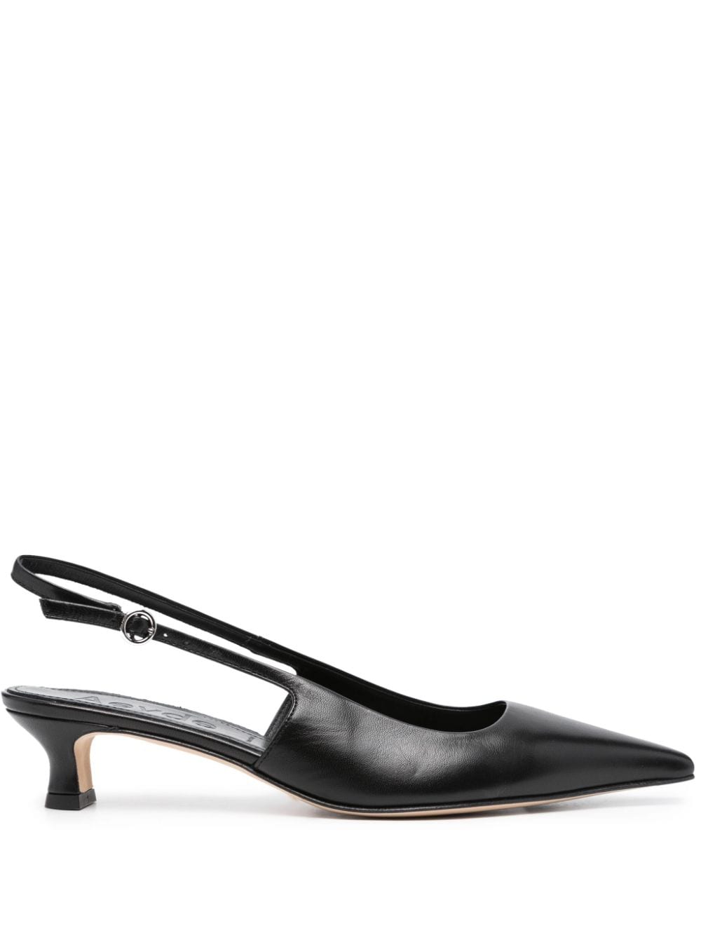 Aeyde 50mm pointed-toe leather pumps - Black von Aeyde