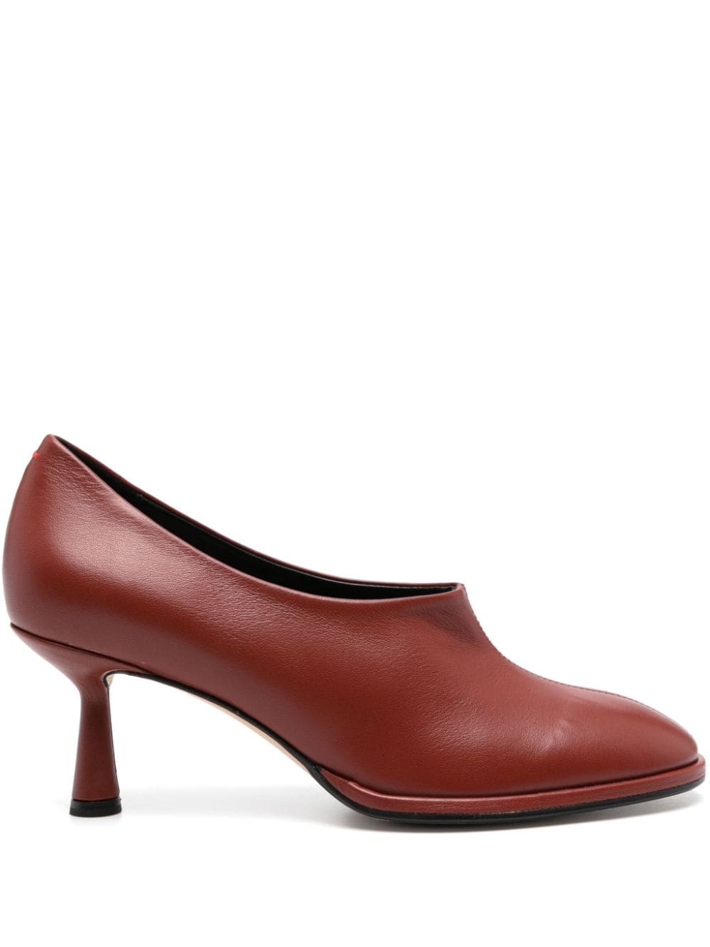 Aeyde 60mm leather pumps - Red von Aeyde