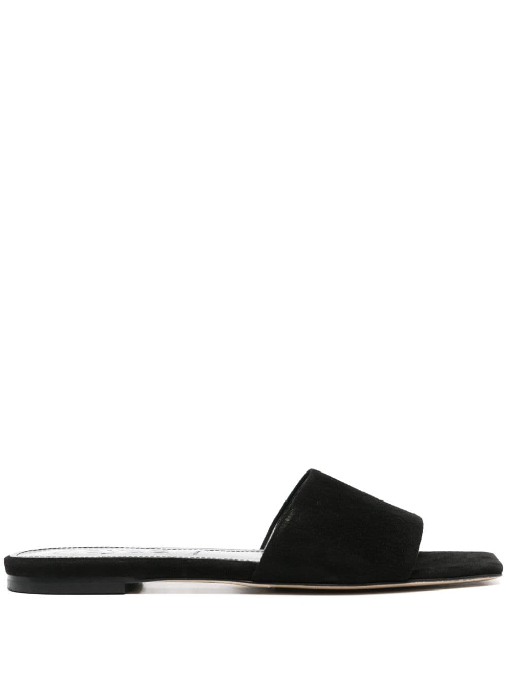 Aeyde Anna suede slides - Black von Aeyde