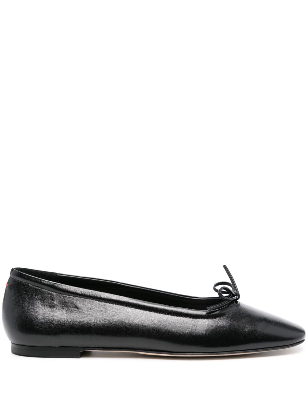 Aeyde Delfina leather ballerina shoes - Black von Aeyde