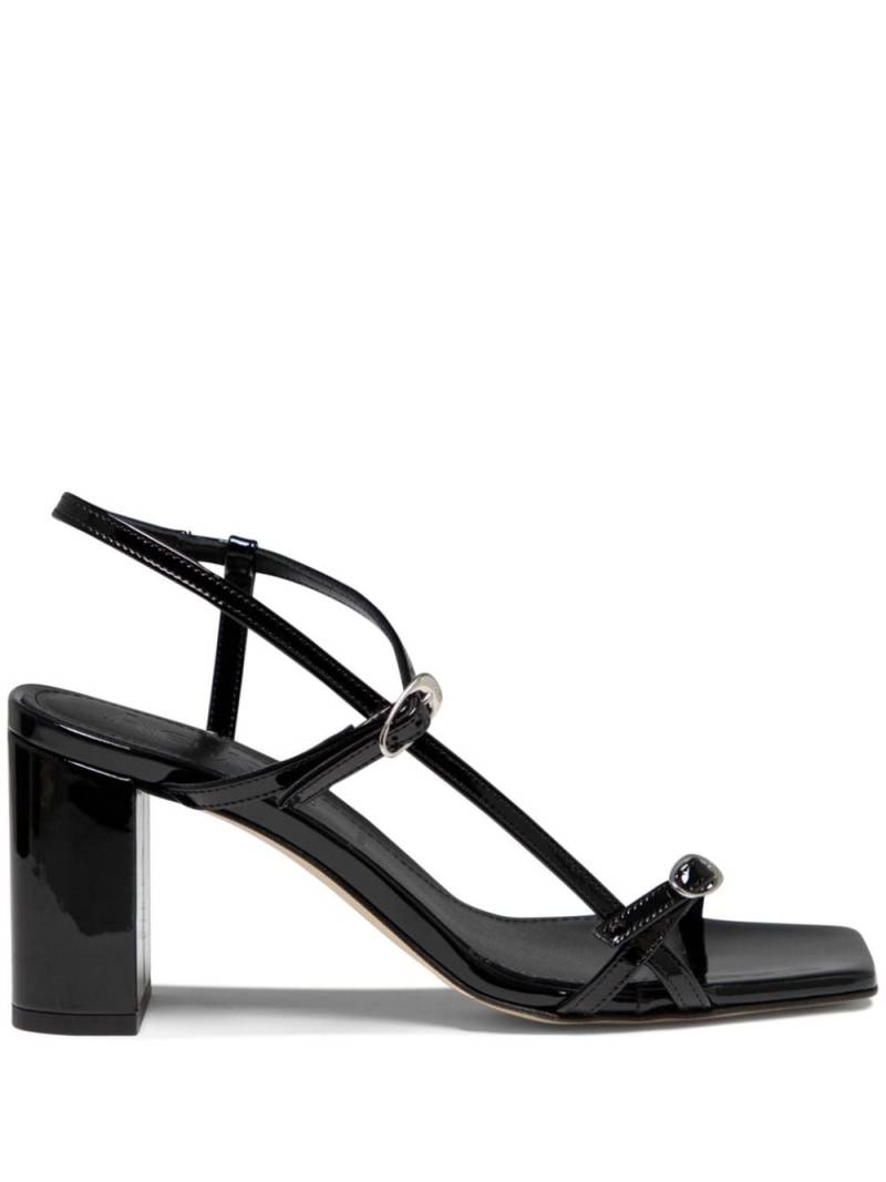 Aeyde Franzi 75mm leather slingback sandals - Black von Aeyde