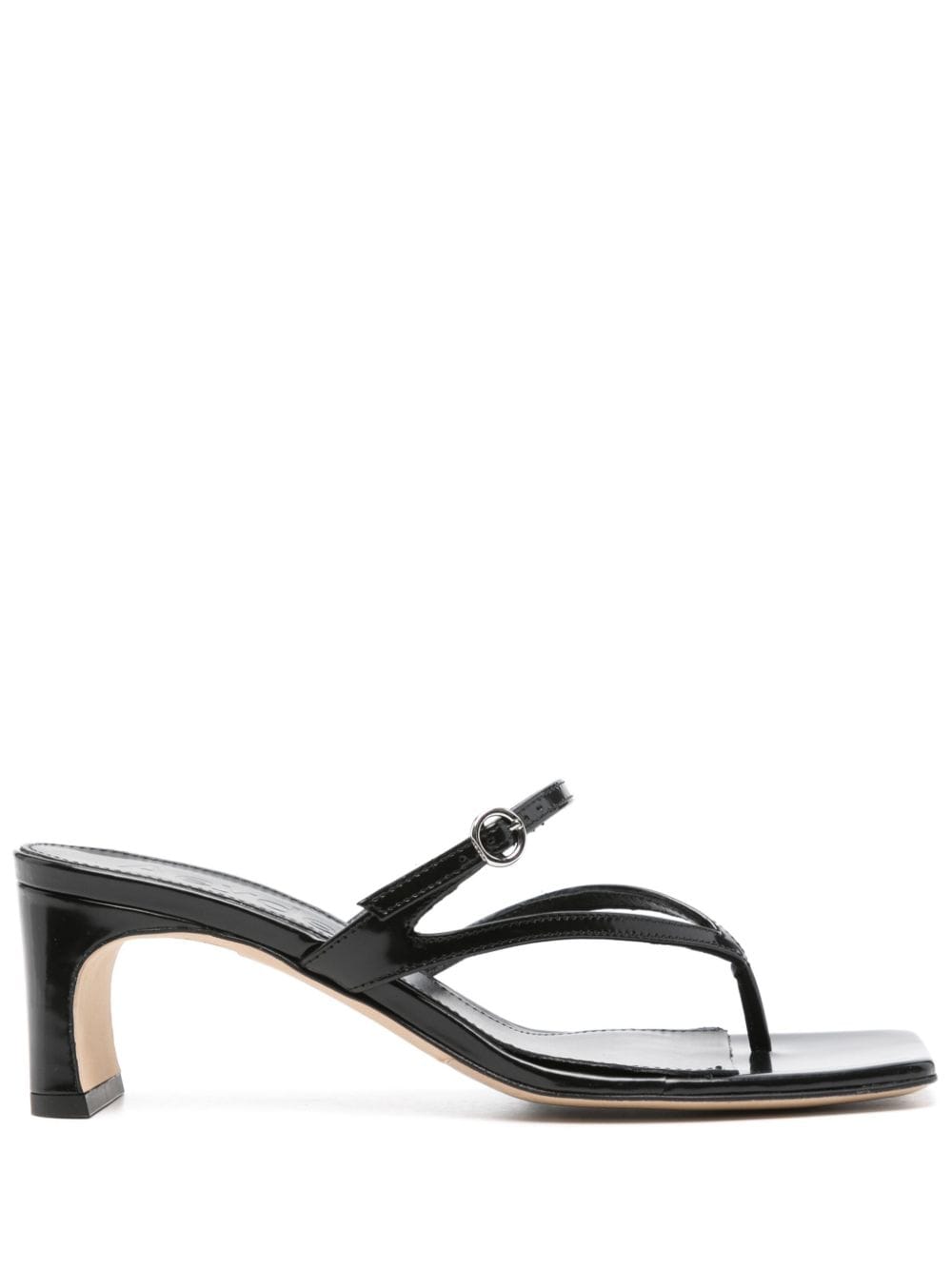 Aeyde Giselle 55mm leather mules - Black von Aeyde