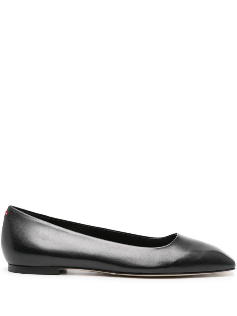 Aeyde Ida leather ballerina shoes - Black von Aeyde