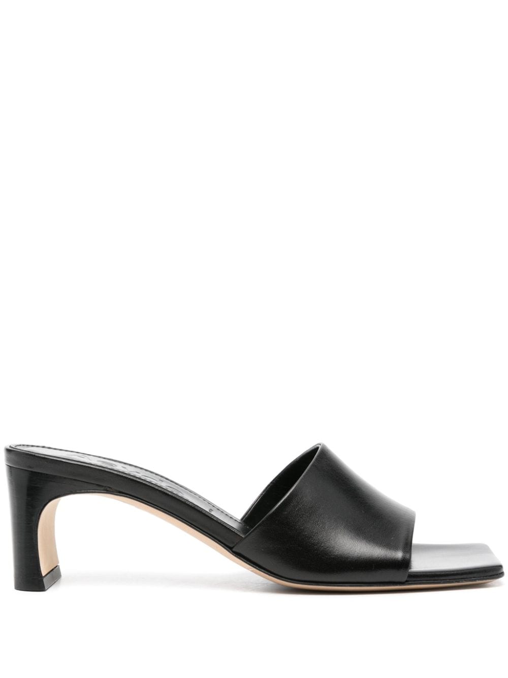 Aeyde Jeanie 55mm leather mules - Black von Aeyde