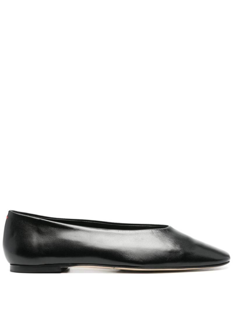 Aeyde Kirsten leather ballerina shoes - Black von Aeyde