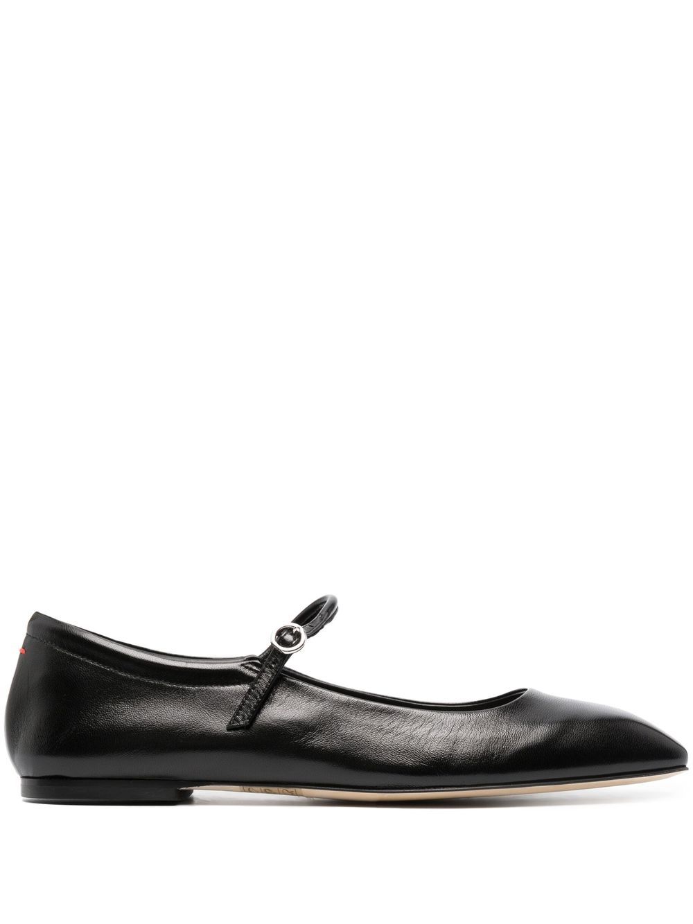 Aeyde Maryjane leather ballerina shoes - Black von Aeyde