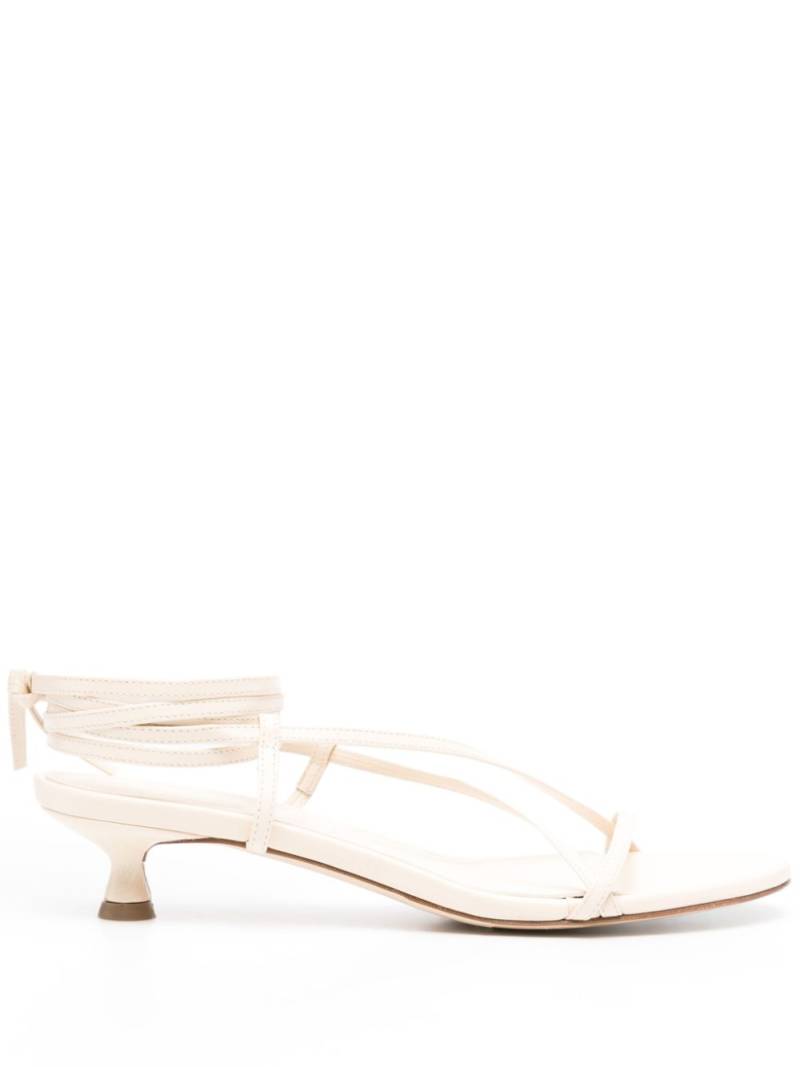 Aeyde Paige 35mm leather sandals - Neutrals von Aeyde