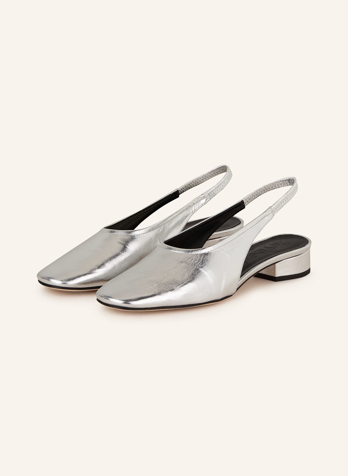 Aeyde Slingpumps Dua Crackle silber Aeyde Slingpumps Dua Crackle silber von Aeyde