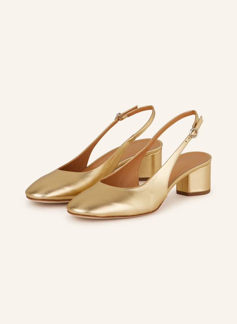 Aeyde Slingpumps Romy gold von Aeyde