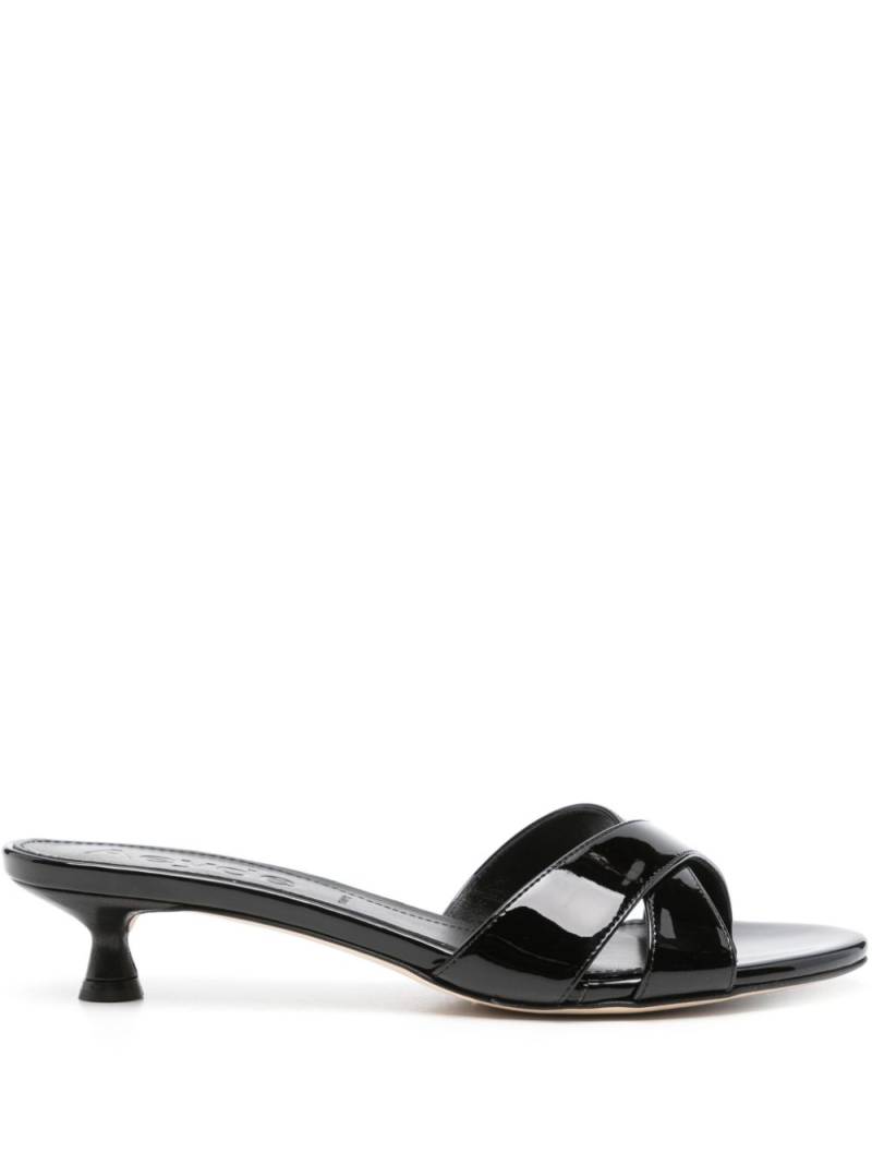 Aeyde Stina leather mules - Black von Aeyde