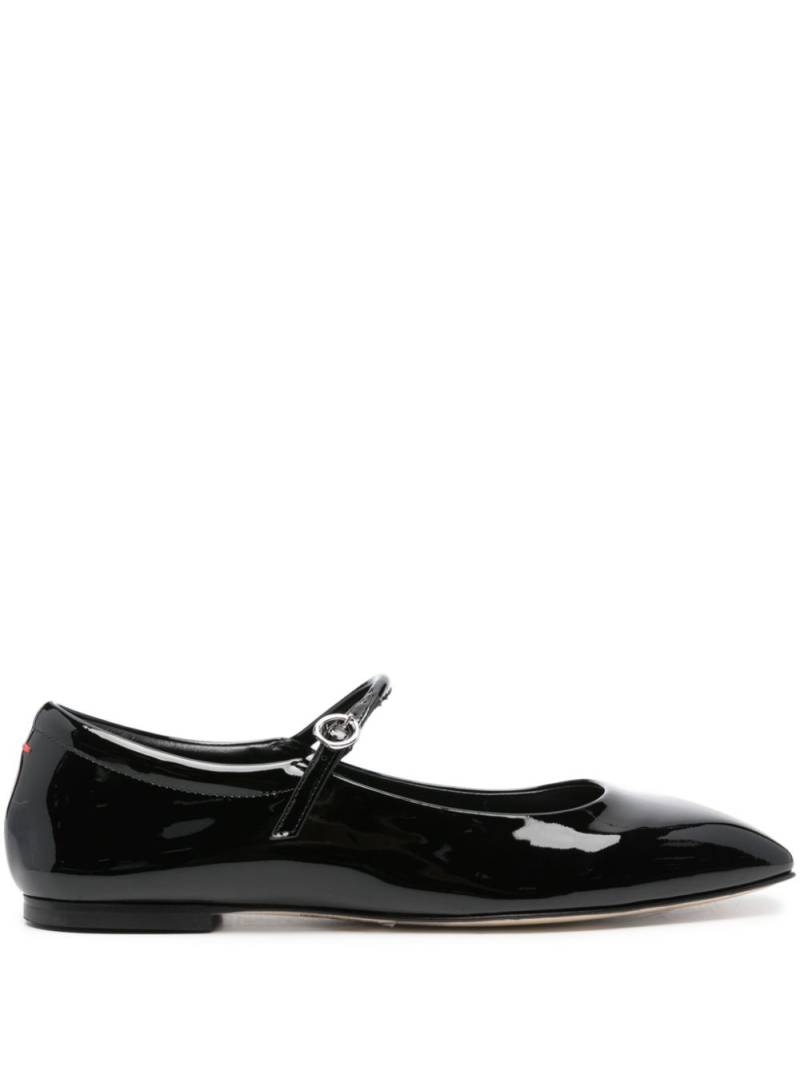 Aeyde Uma leather ballerina shoes - Black von Aeyde