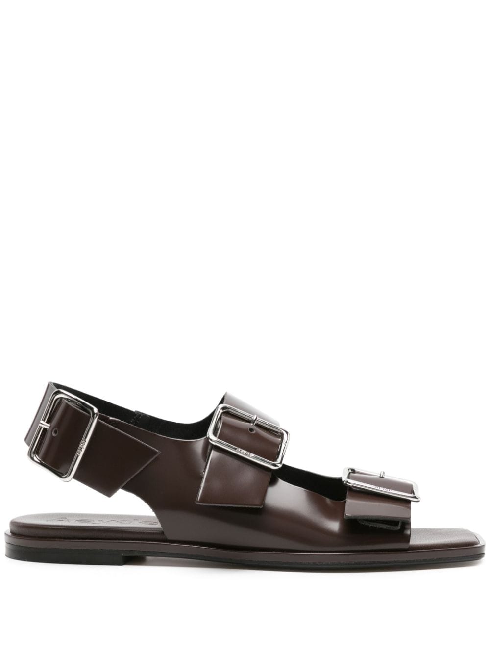 Aeyde buckle-straps leather sandals - Brown von Aeyde