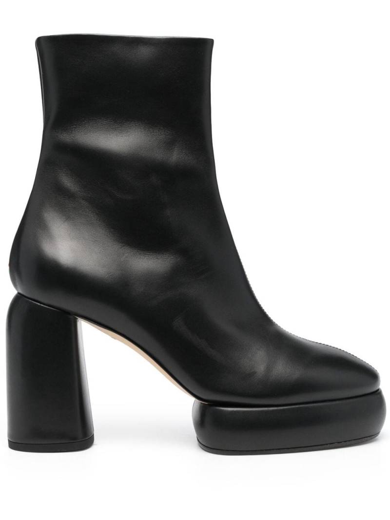 Aeyde high block-heel ankle boots - Black von Aeyde