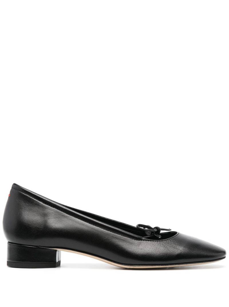 Aeyde self-tie leather pumps - Black von Aeyde