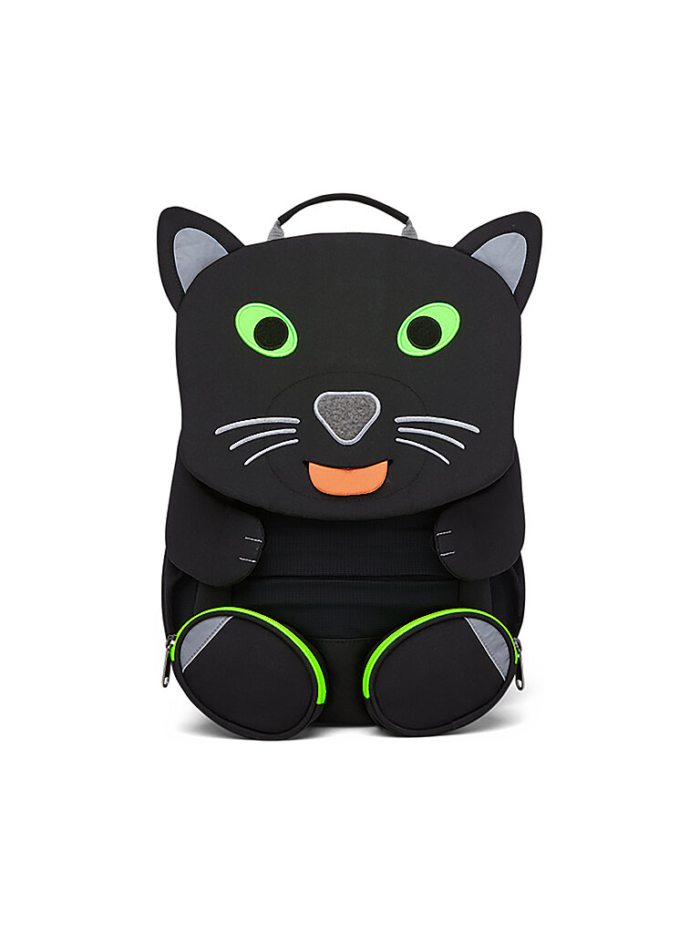 AFFENZAHN Kinder Rucksack Große Freunde - Black Panther schwarz von Affenzahn