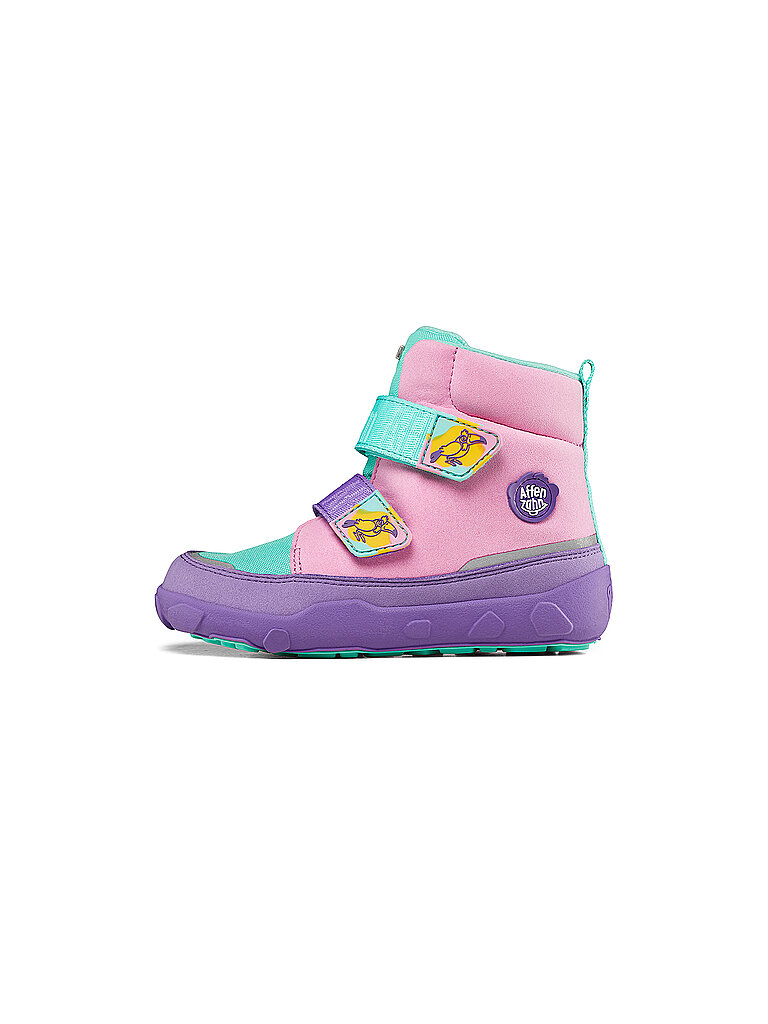 AFFENZAHN Kinder Winterstiefel VEGAN COMFY Kreativ Tukan rosa | 21 von Affenzahn