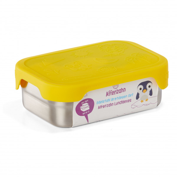 Affenzahn - Brotdosen-Set Tiger - Essensaufbewahrung gelb Affenzahn - Brotdosen-Set Tiger - Essensaufbewahrung gelb von Affenzahn