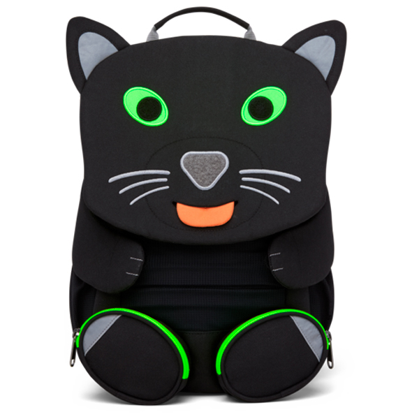 Affenzahn - Großer Freund Panther - Kinderrucksack Gr 8 l schwarz von Affenzahn