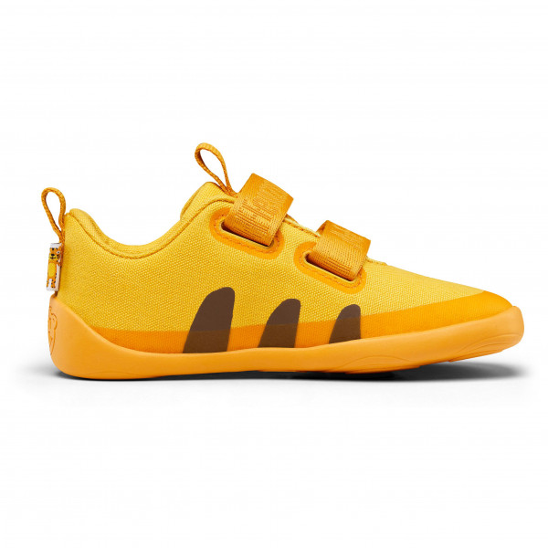 Affenzahn - Kid's Barfußschuh Baumwolle Lucky - Barfussschuhe Gr 23 orange/gelb von Affenzahn