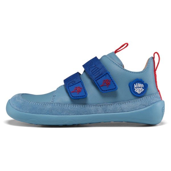 Affenzahn - Kid's Barfußschuh Leder Buddy - Freizeitschuhe Gr 26 shark /blau von Affenzahn