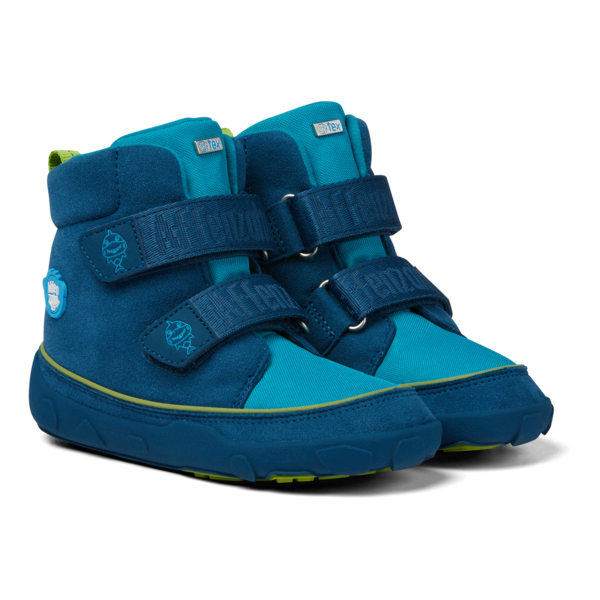 Affenzahn - Kid's Comfy Jump Midboot Vegan Hai - Winterschuhe Gr 24 blau von Affenzahn