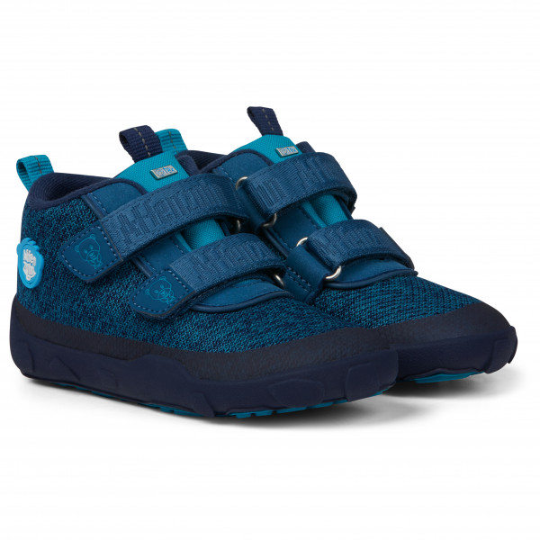 Affenzahn - Kid's Happy Smile Knit Lowboot Bär - Sneaker Gr 21;22 blau von Affenzahn