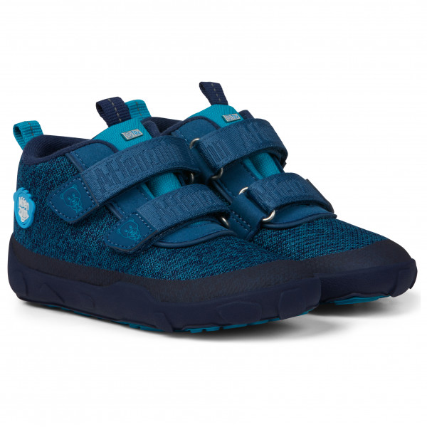 Affenzahn - Kid's Happy Smile Knit Lowboot Bär - Sneaker Gr 21 blau von Affenzahn